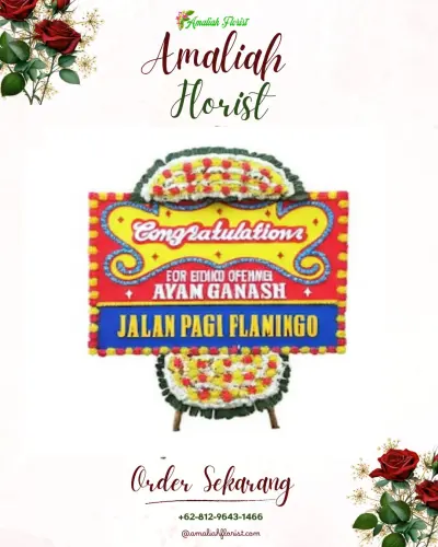 Bunga Papan Congratulation di Pangkalpinang